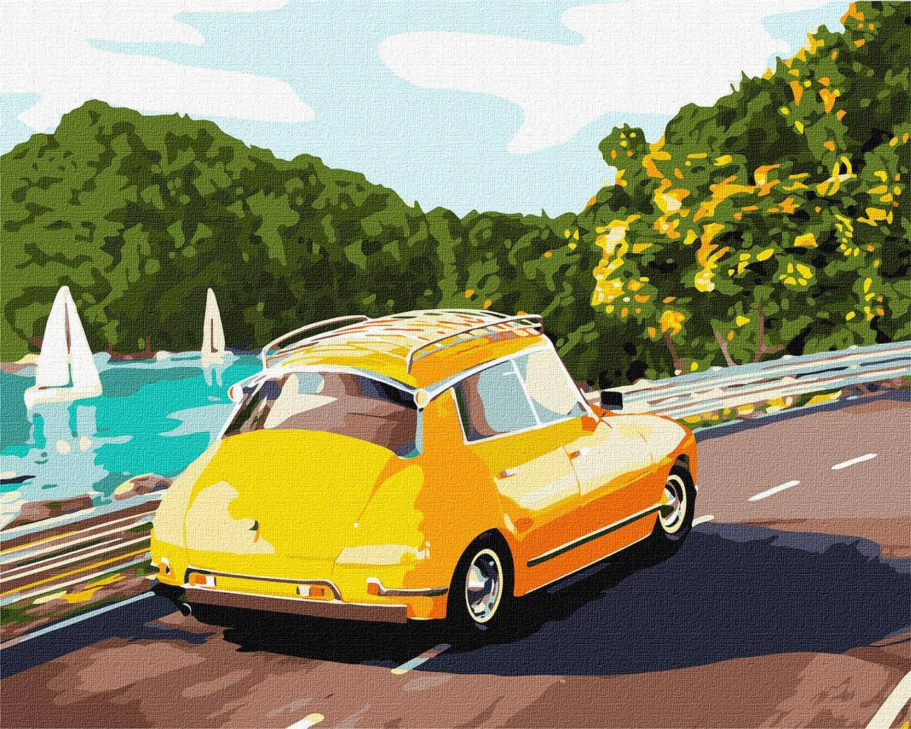 

Набір для розпису по номерах. "Яскрава подорож" 40х50см КНО2523