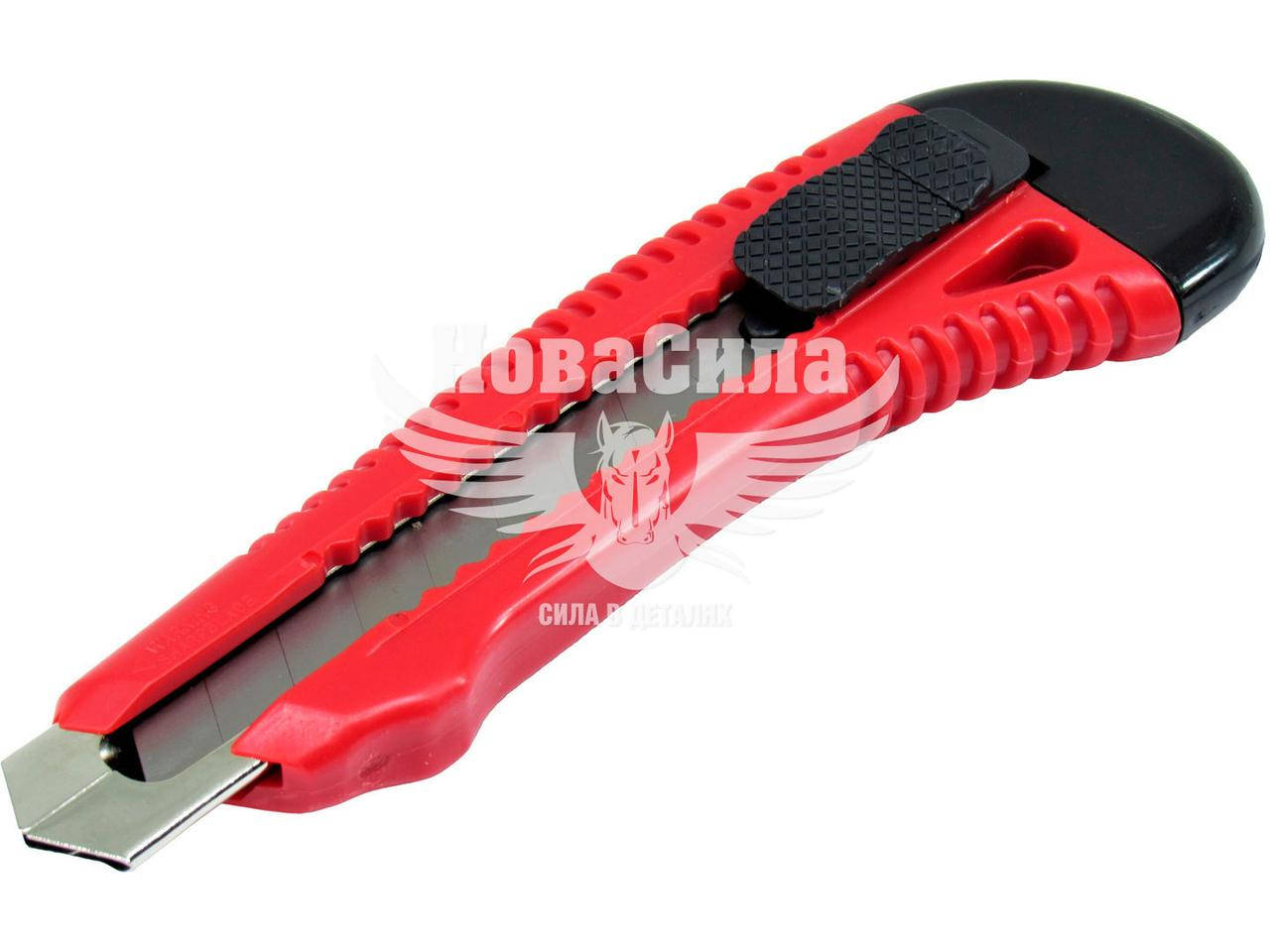 

Нож прорезной 18мм. усил. (Intertool) HT-0501