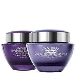 

Женский набор кремов для лица Anew Protinol 55+ ( с дневной крем 50мл + ночьной крем 50мл) Avon