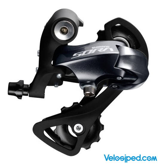 

Перемикач задній Shimano Sora RD-R3000-SS 9 швидкостей короткий важіль