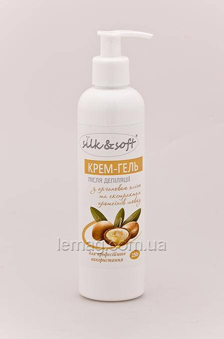 

Silk&Soft Крем-гель после депиляции с аргановым маслом, 250 мл