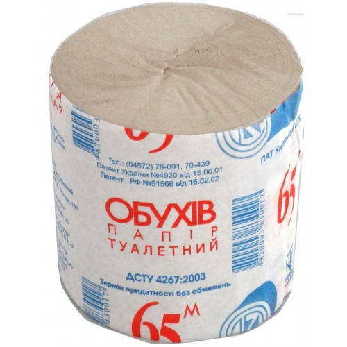 

Туалетная бумага Обухов, Серый