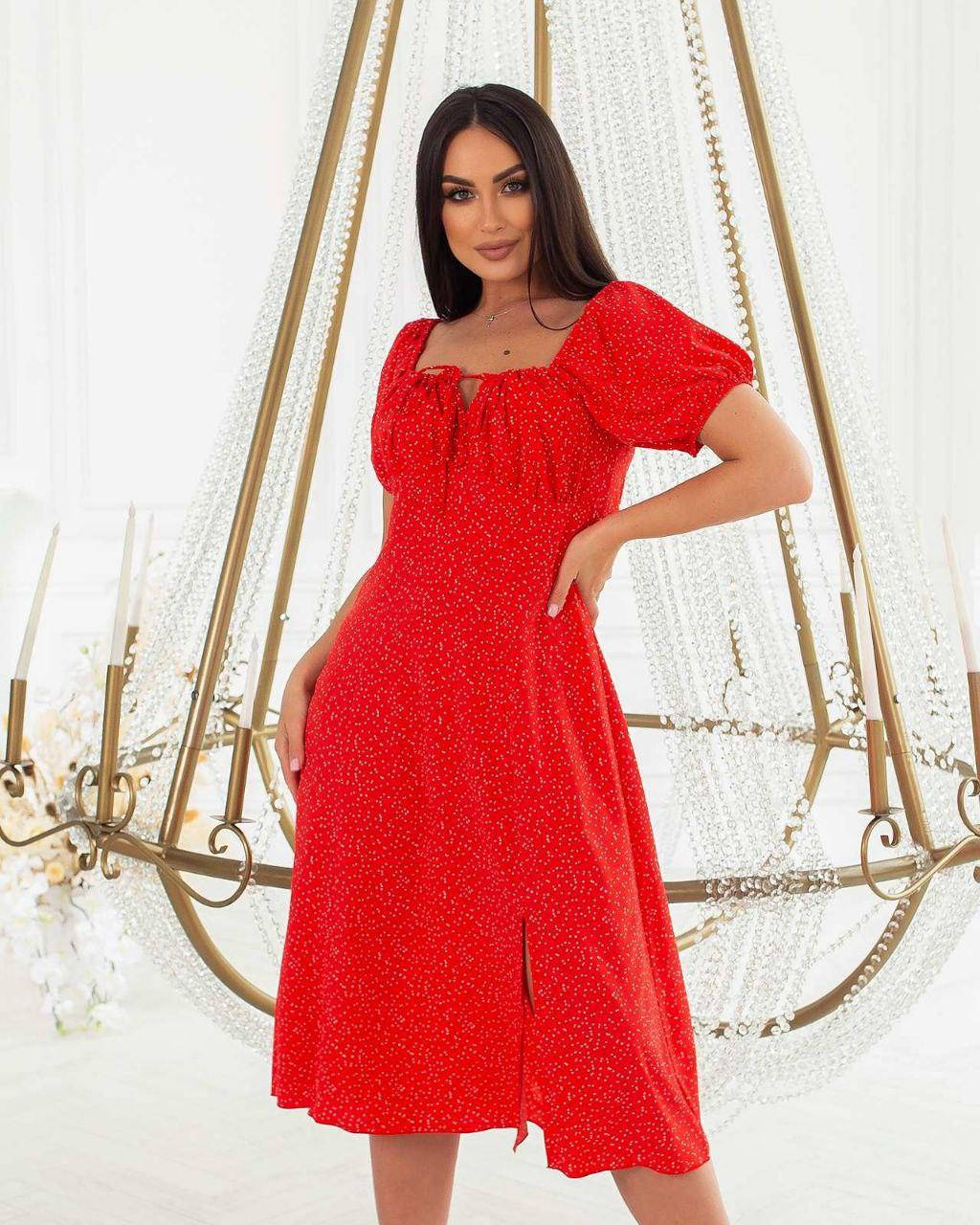 

Женское платье с завязкой на груди DP0116 p:50,52,54,56