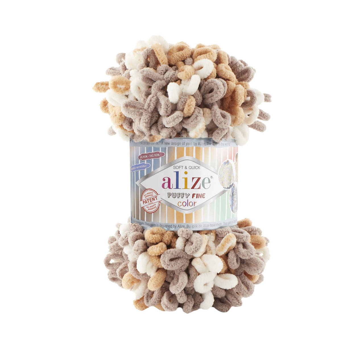 

Пряжа Alize Puffy Fine Color 6403