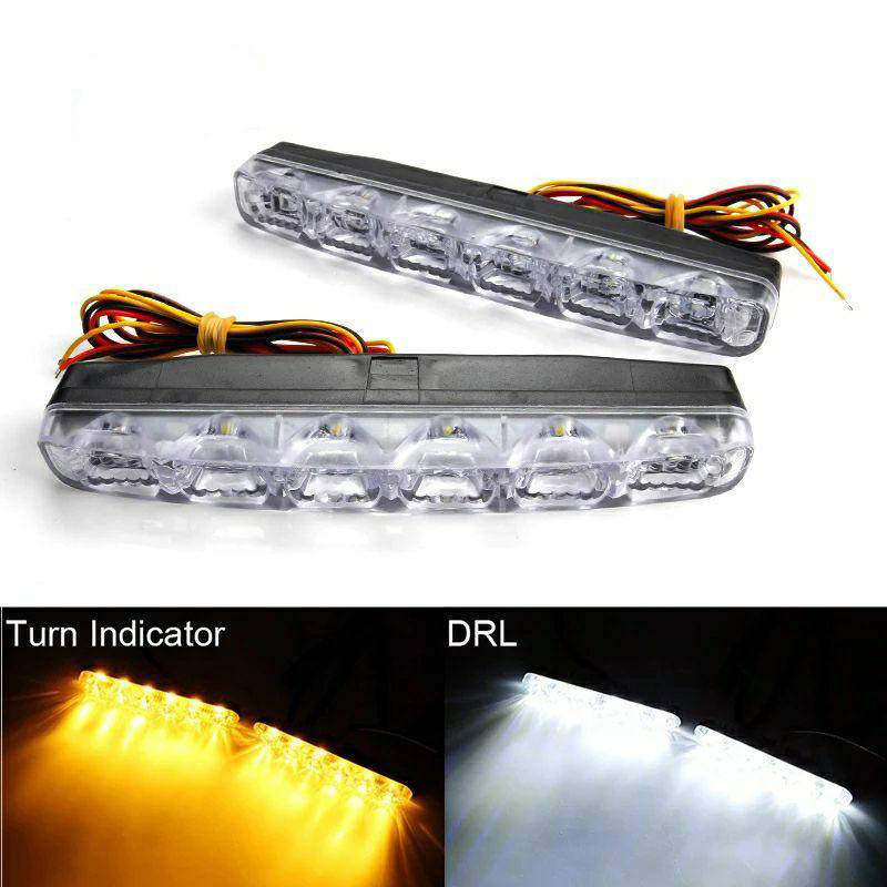 

Дневные ходовые огни с функцией бегущего поворота Daylight-100 RUN 12 LED 12V ДХО/DRL