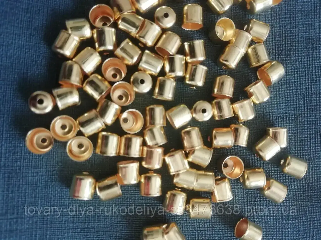 

Обниматель - колпачок, 6\6 мм, цвет - золото, 1 шт, Золотистый