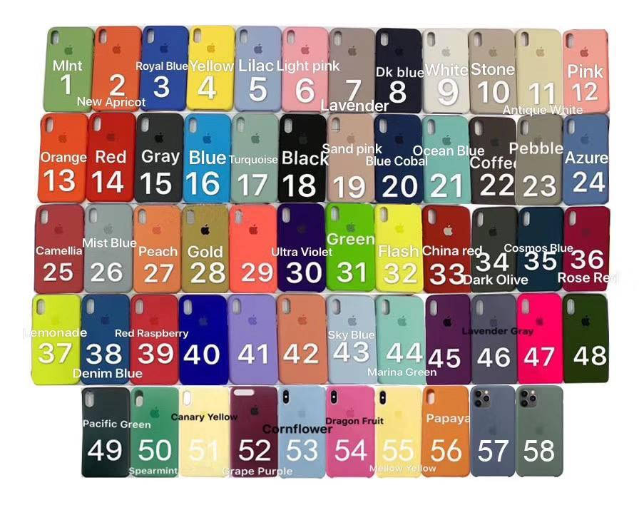 

Чехол Silicone Case iPhone 11 Pro Max Силикон кейс, Разные цвета