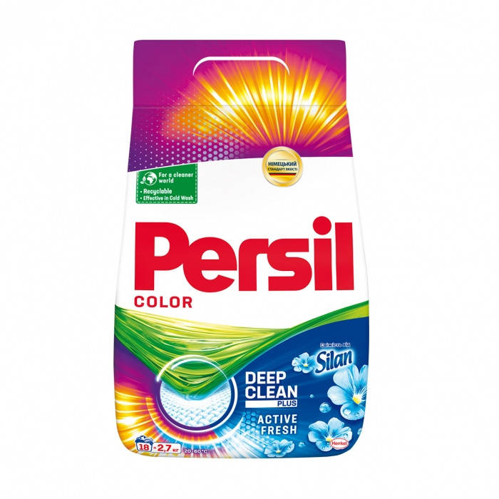 

Стиральный порошок Persil персил Color Жемчужины свежего аромата Silan, 2.7 кг