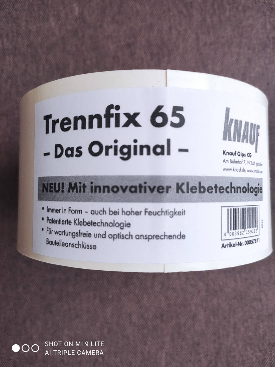 

Лента Кнауф Trennfix розд. 65х5000мм
