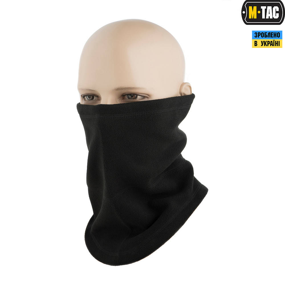 

M-Tac шарф-труба анатомический Elite флис (270г/м2) Black, Черный