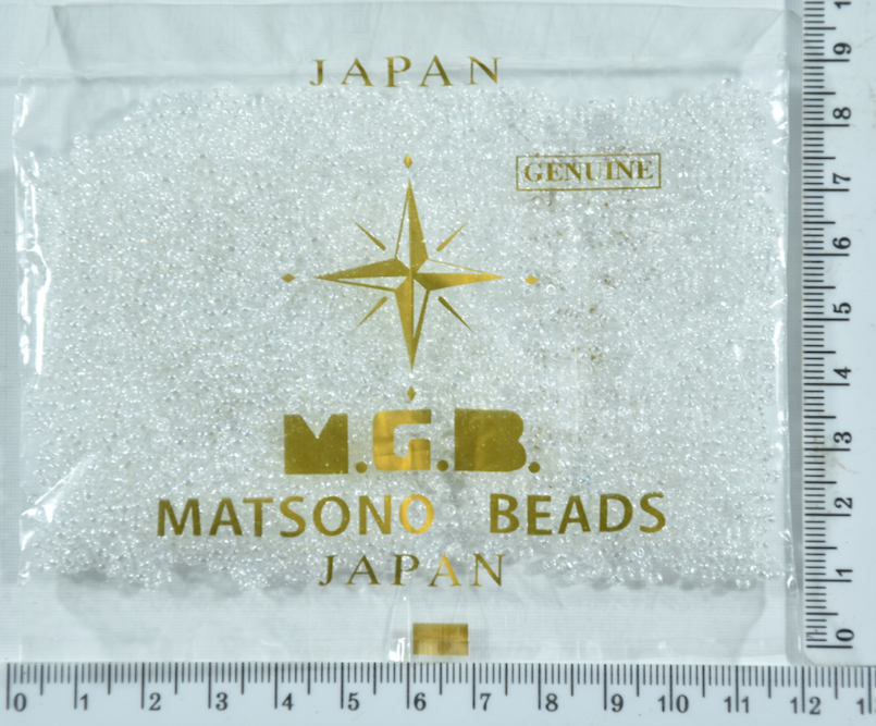 

Бисер №11/0 "MATSUNO"-Япония(50гр) №503 проз белый уп=1шт