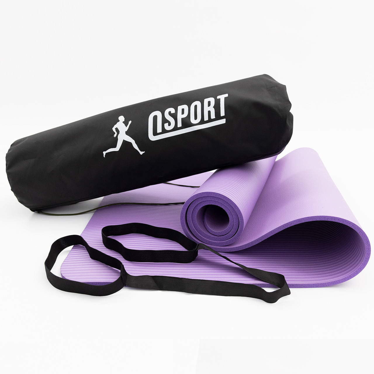 

Коврик для йоги и фитнеса NBR + чехол (йога мат, каремат спортивный) OSPORT Mat Pro 1см (n-0011)