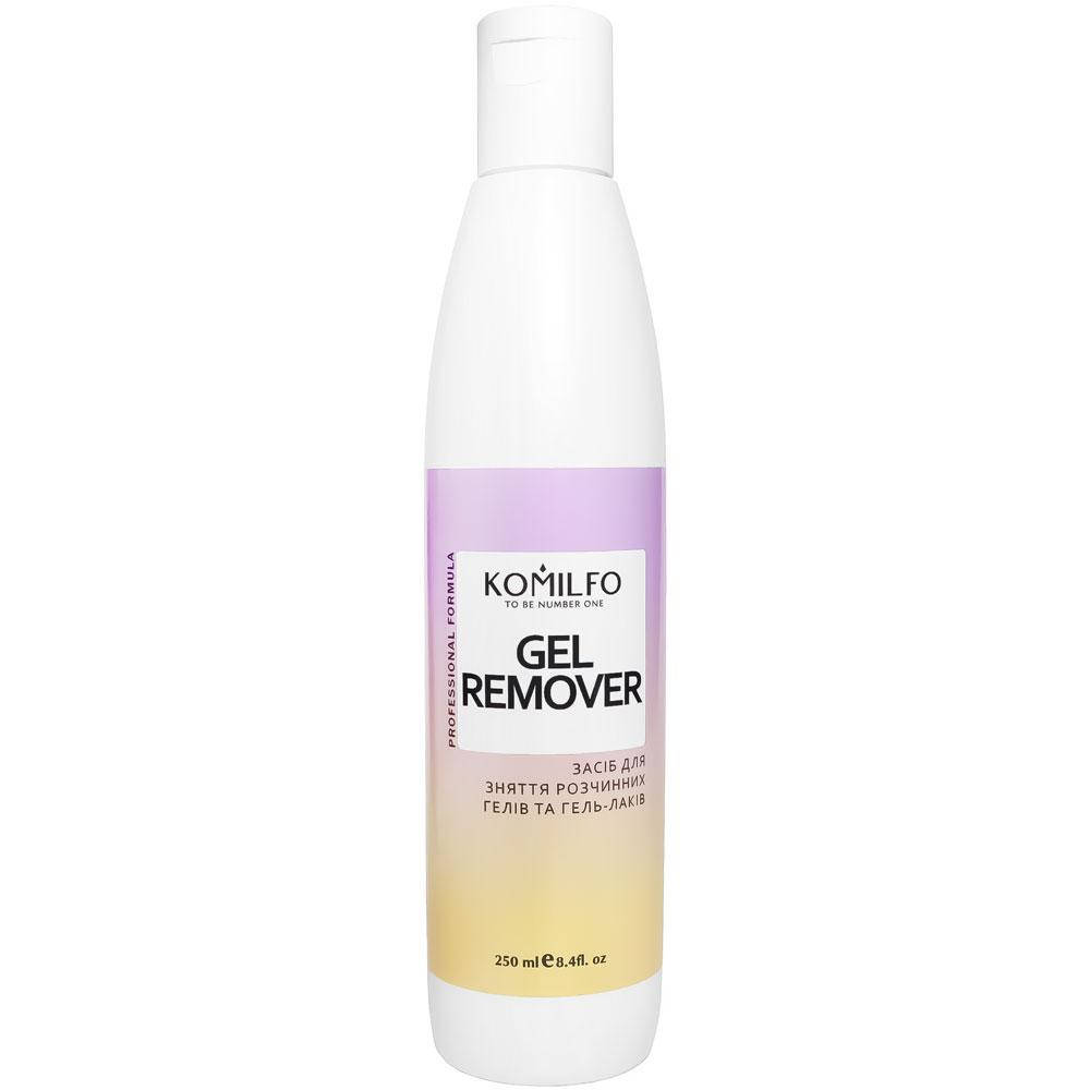

Komilfo Gel Remover - средство для снятия soak off гелей и гель-лаков, 250 мл
