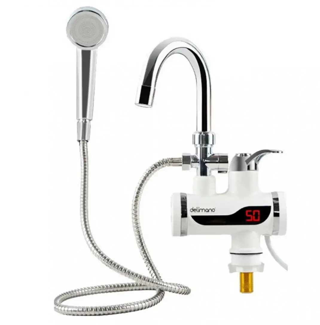 

Бойлер кран с экраном + душ