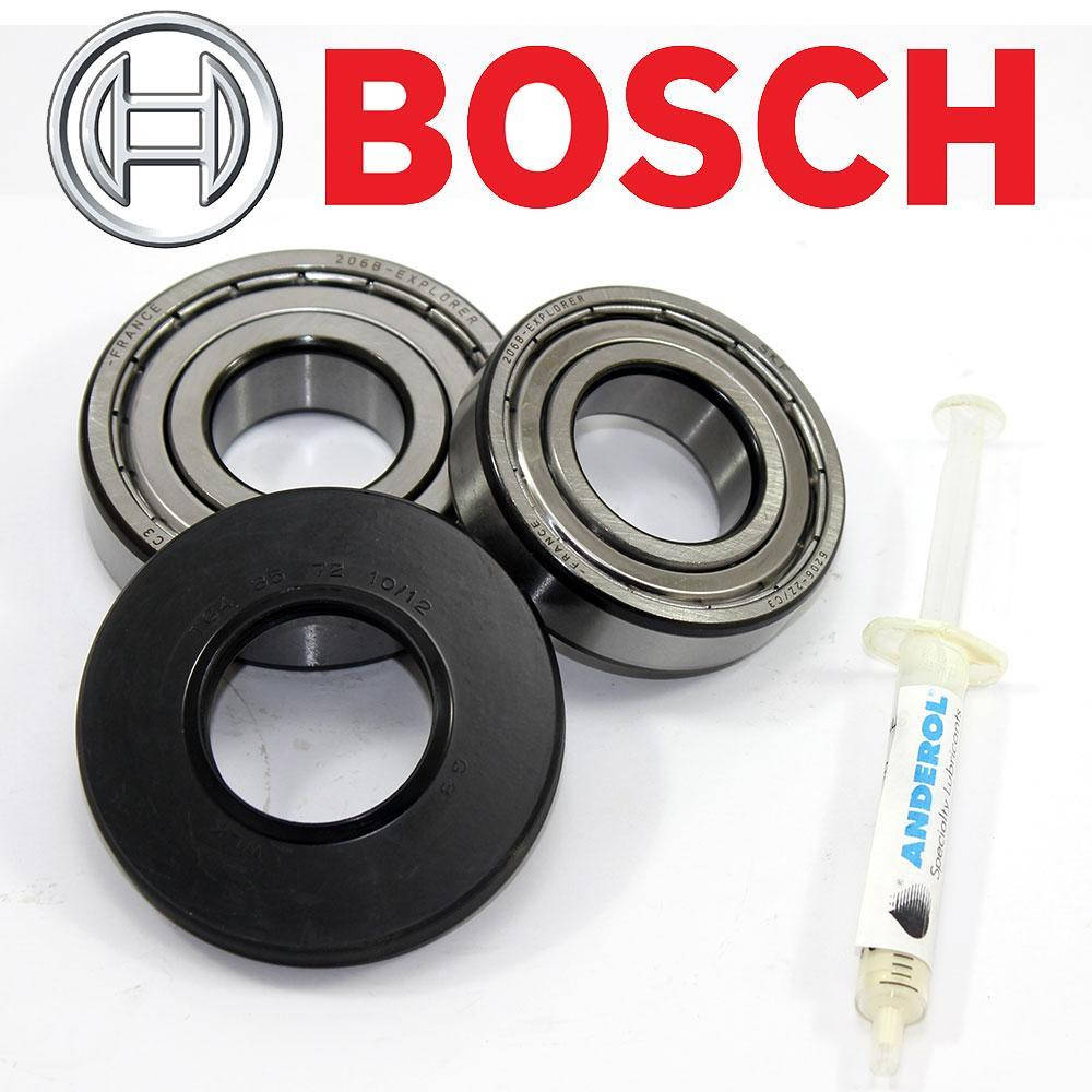 

Комплект подшипников и сальник (6306+6205+35*72*10/10) для стиральной машины Bosch
