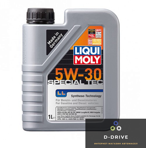 

Liqui Moly Синтетическое моторное масло - Special Tec LL SAE 5W-30 1л. (8054)