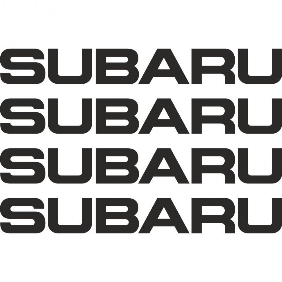 

Набор виниловых наклеек на ручки авто - Subaru (4 шт.)