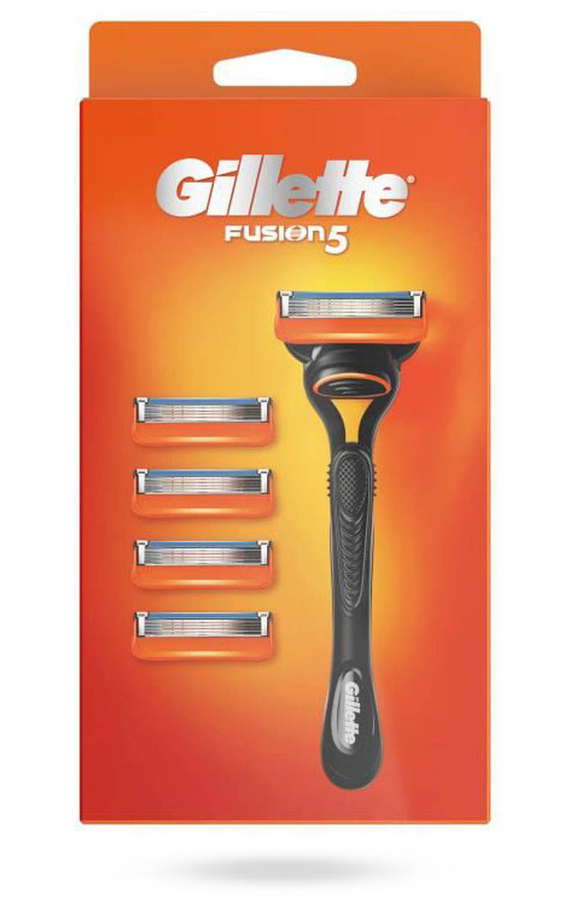

Станок для бритья (Бритва) Gillette Fusion5 с 5 сменными картриджами, Черный