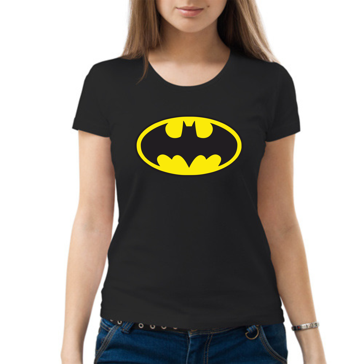 

Женская футболка. Печать на футболке. Batman, Белый