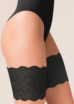 

Бандажки, бандалетки (ленты на ногу) от натирания кружево SHATO черный XL