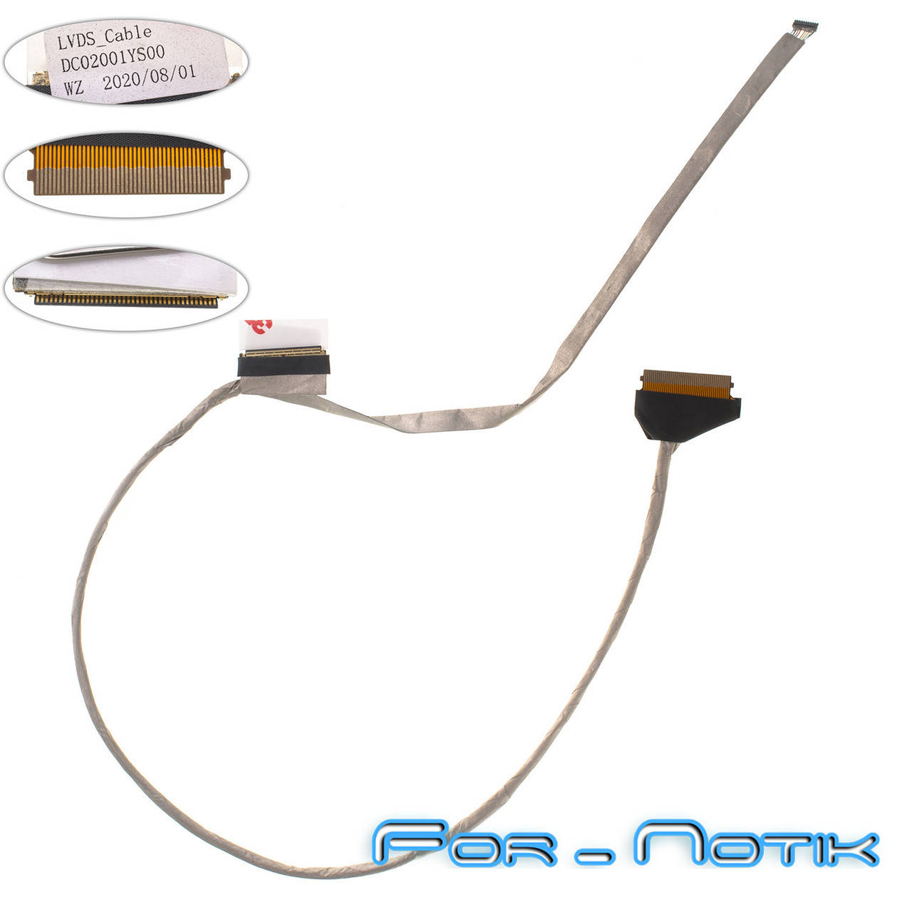 

Шлейф матрицы для ноутбука DELL (Inspiron: 3521), LED, for touch (DC02001SI00)