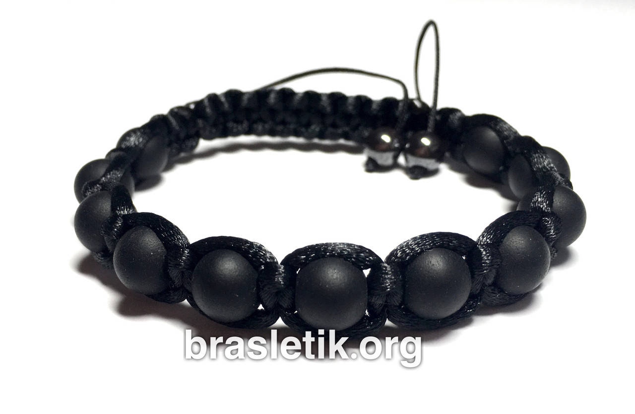 

Браслет из шунгита shamballa