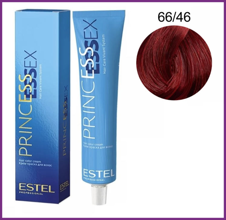 

Крем-краска 66/46 Estel Princess Essex Extra Red эссекс экстра рэд для окрашивания волос зажигательная латина/