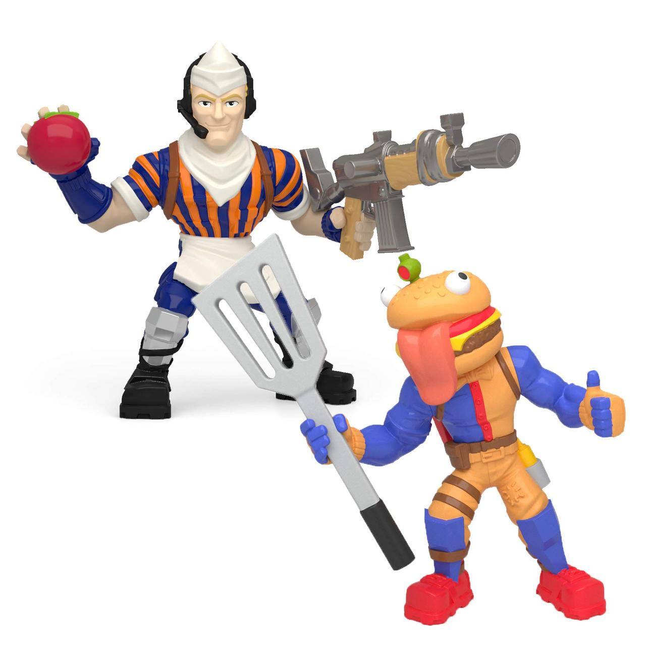 

Набор игровых фигурок FORTNITE – БУРГЕРМЕН и ОПЕРАТОР КАССЫ ДЖОУНСИ (63543)
