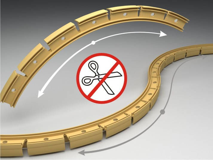 

Крепёжная планка для универсального гибкого порога Ideal ПГу40 длина 75 см высота 9 мм