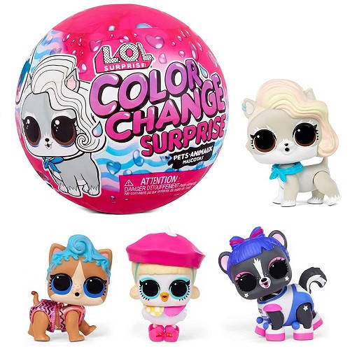 

Набор Кукла L.O.L Surprise, питомец и шар меняет цвет - MGA Color Change PETS (576334)