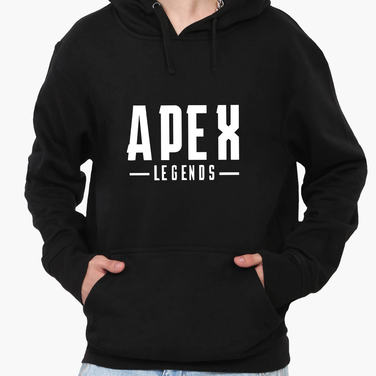 

Худи мужской Апекс Ледженс лого (Apex Legends logo) Кенгуру (9225-3500) Черный XXL