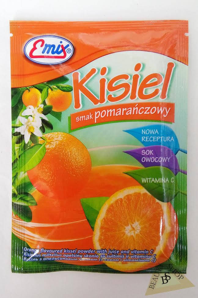 

Кисель с апельсиновым вкусом Emix Польша 40g