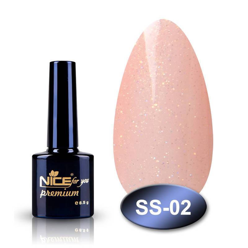 

База Nice for you Soft Shimmer SS02 бело-лиловый 8,5 мл