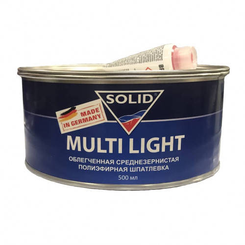 

Облегченная среднезернистая шпатлевка Multi Light (500 мл), SOLID
