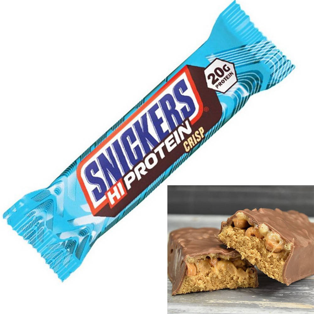 

Протеиновый батончик Сникерс SNICKERS Protein Bar 55 грамм crisp