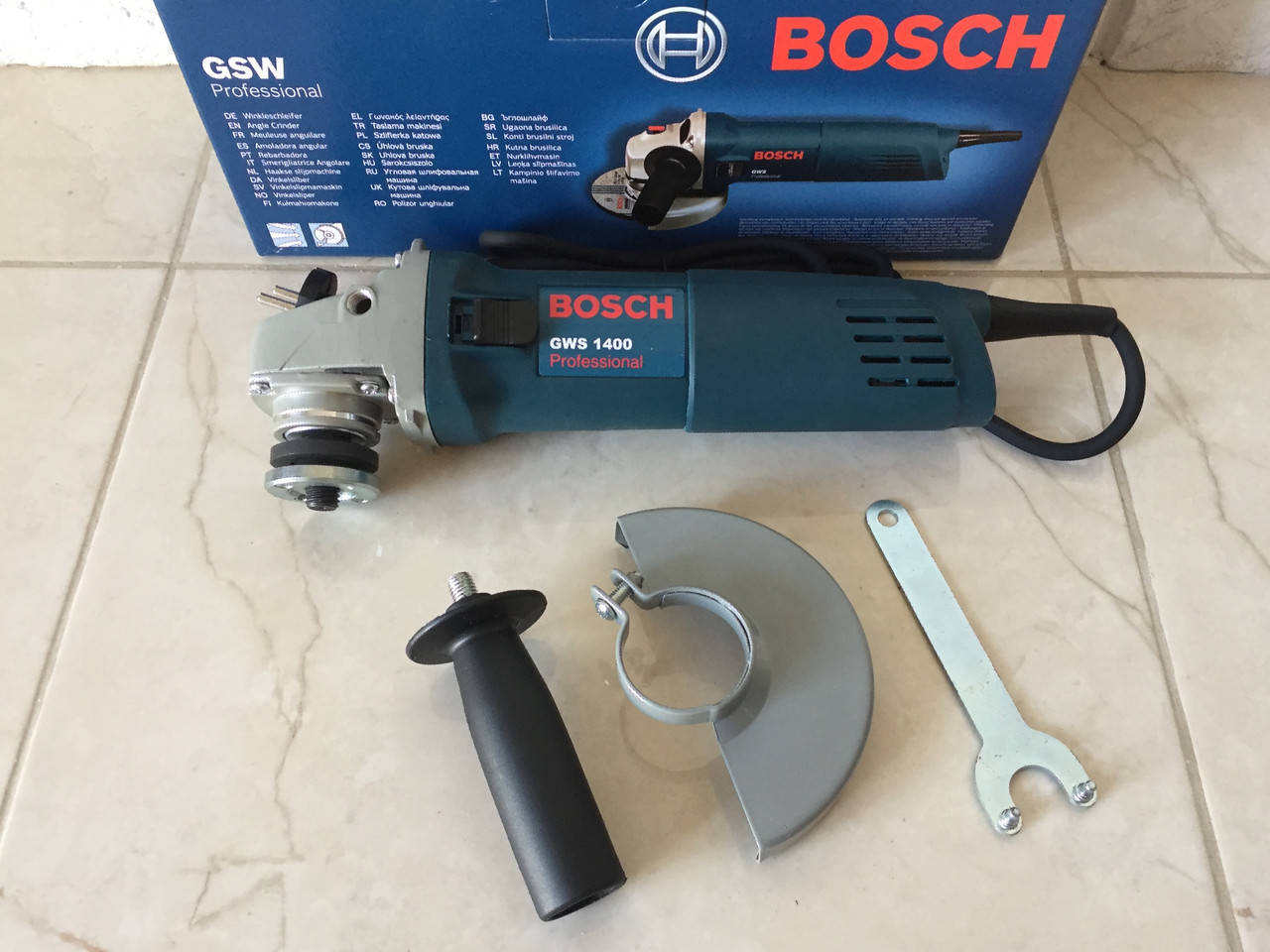 

Болгарка Bosch GWS1400 : 1400Вт : 125мм