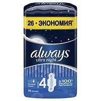 

Прокладки ночные Always Ultra 26 шт.6 кап.