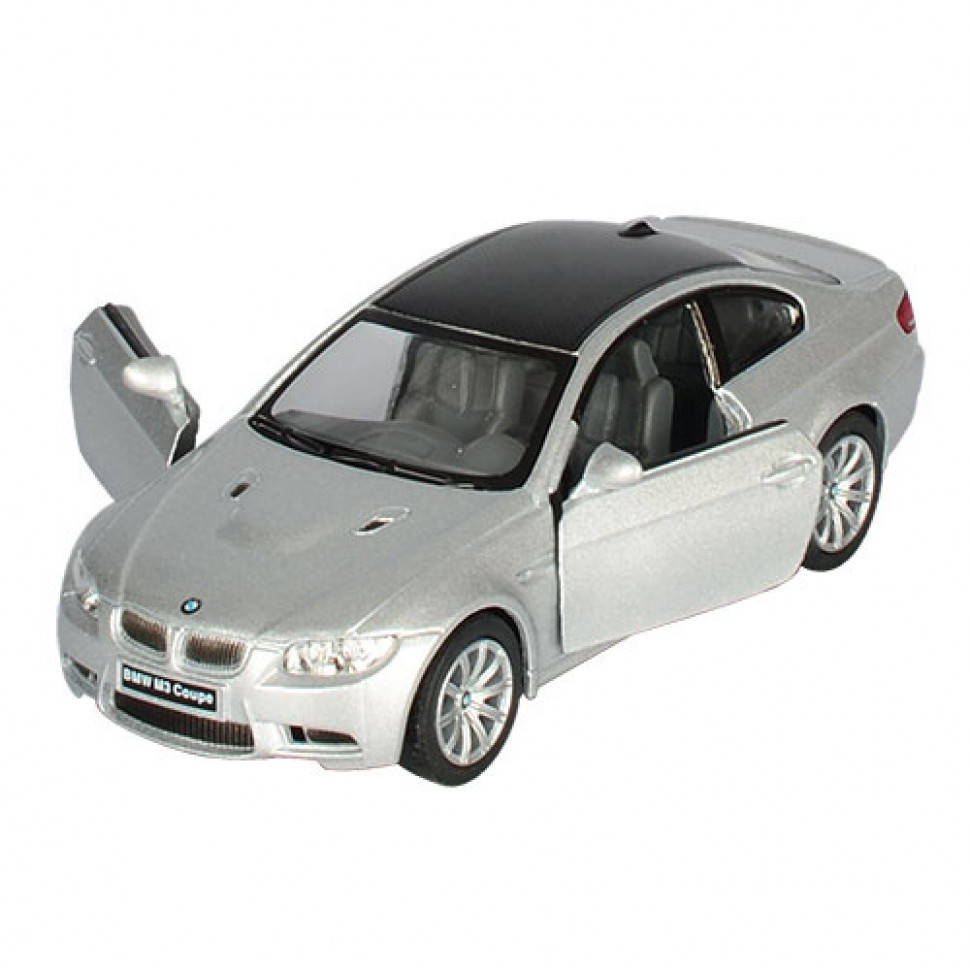 

Машинка BMW M3 COUPE Kinsmart серебристая KT5348W, Серебристый
