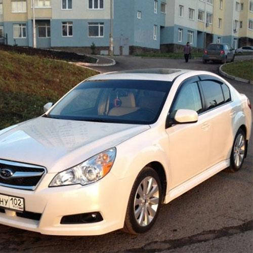 

Дефлекторы окон ветровики Субару Легаси 5 Subaru Legacy (BR/BM) V 09- КТ (Накладные)