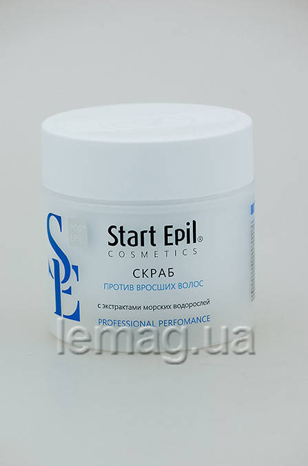

Start Epil Скраб против вросших волос с экстрактами морских водорослей, 300 мл