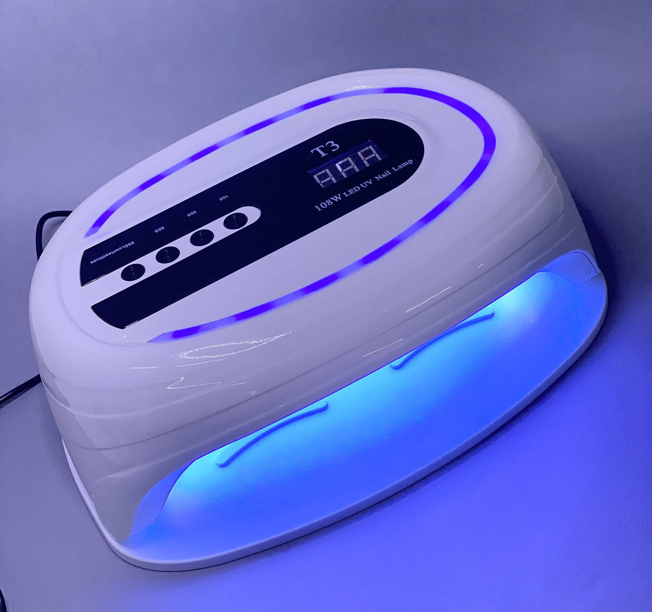 

UV/LED Лампа для маникюра Sun T3, 108 Вт, Белый