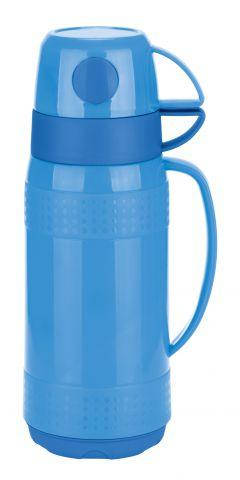 

Термос вакуумный со стеклянной колбой Con Brio 1000 мл Цвет синий 354CBсин