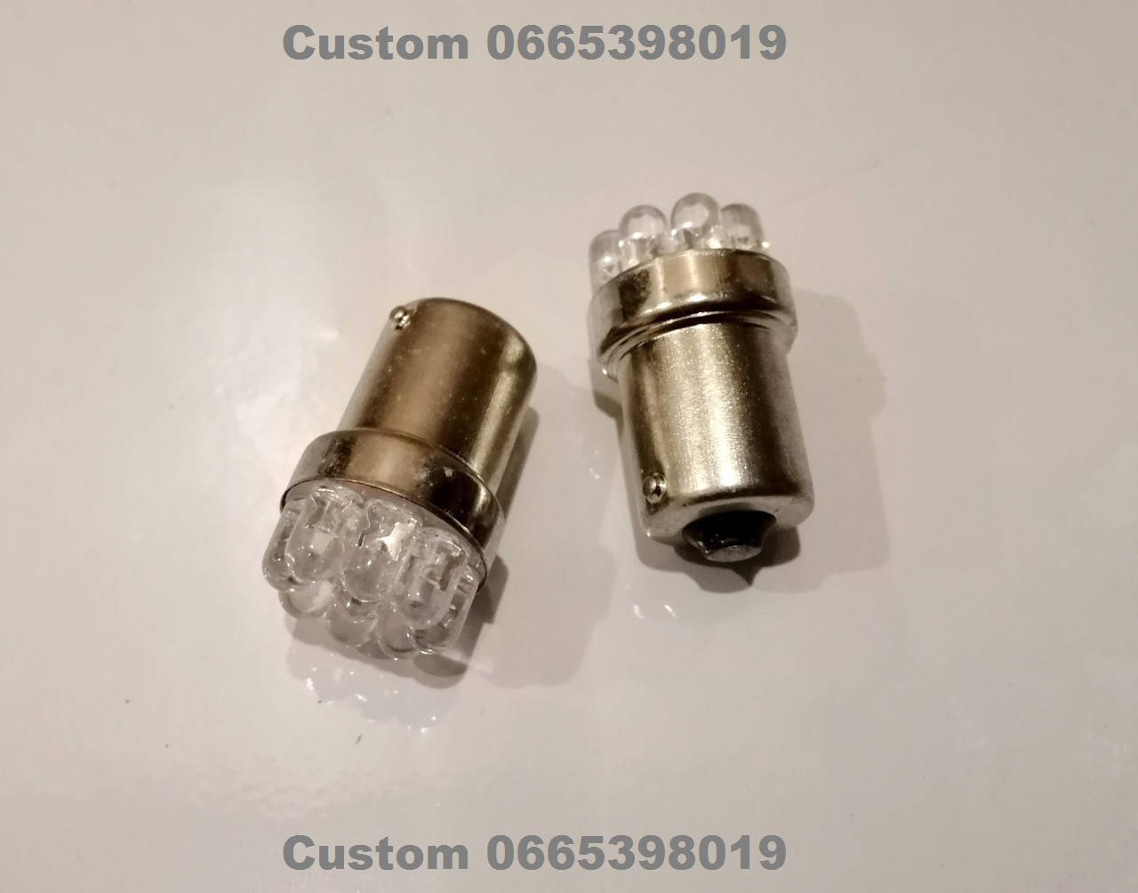 

Лампа WHITE G18,5 BA15S 12V-9LED-1 контакт