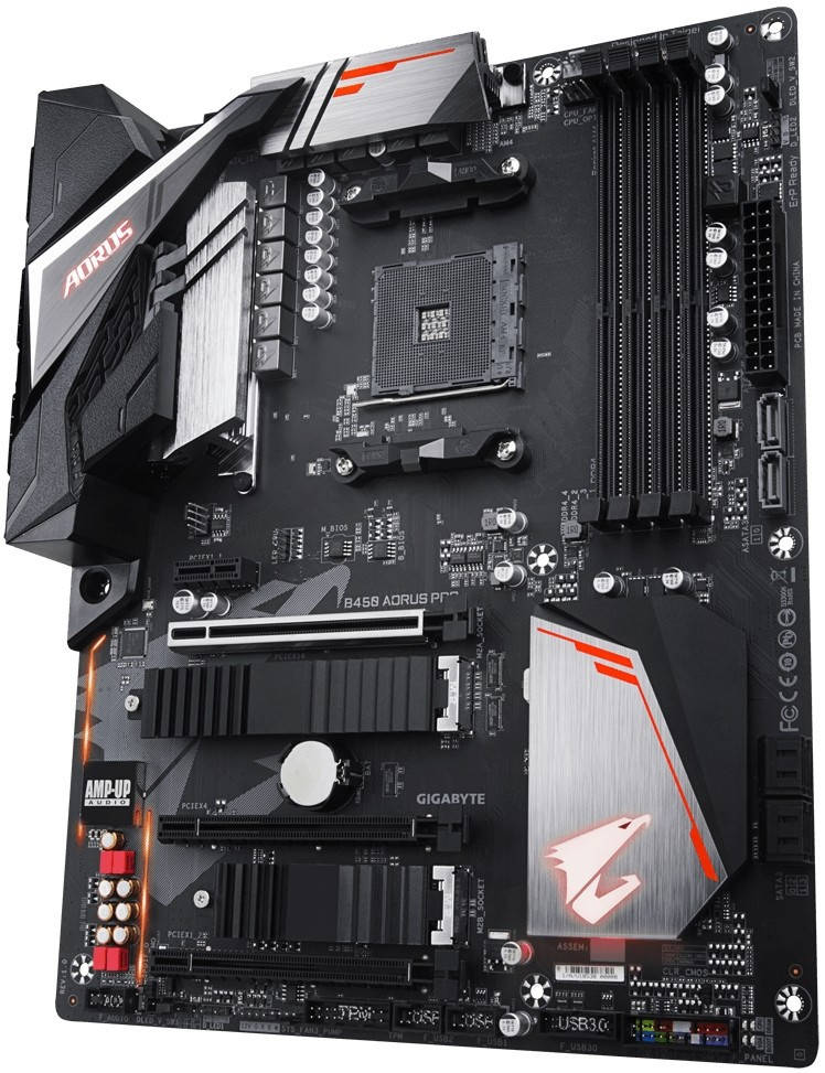 

Материнская плата GIGABYTE B450 AORUS PRO