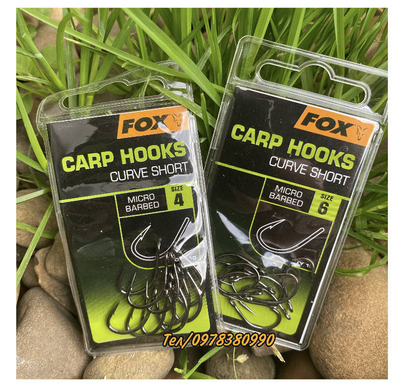 

Крючки Fox Carp Hooks Curve Shank Short