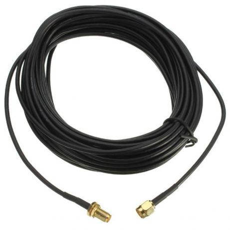 

WiFi кабель удлинитель антенна Спартак RP SMA 9 м, Черный