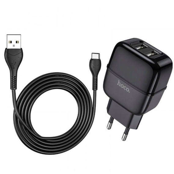 

Комплект HOCO СЗУ C73A 2,4A/2USB + TYPE C