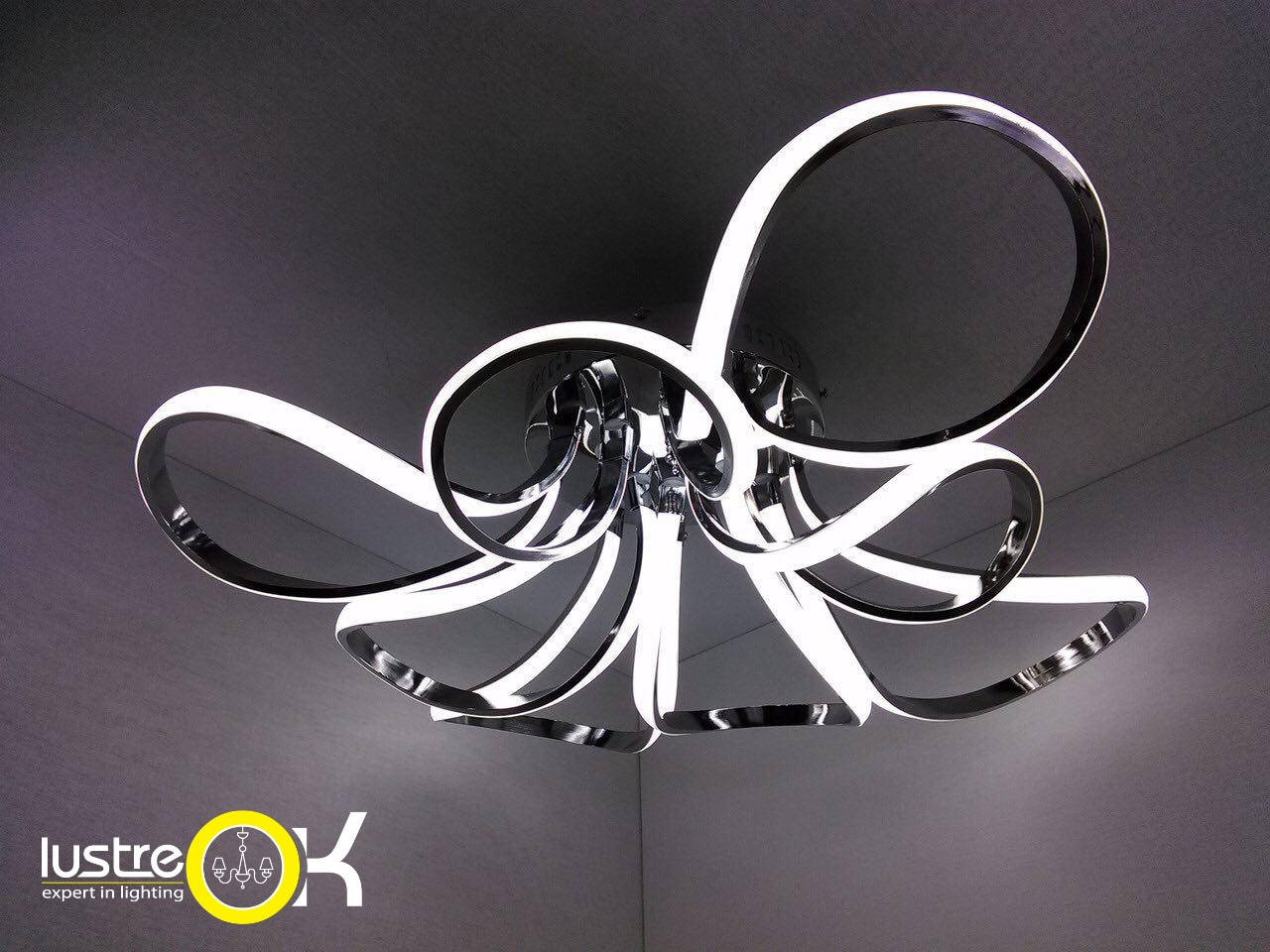 

Люстра светодиодная потолочная MX9700/8HR dimmer, Белый