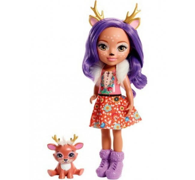 

Enchantimals Huggable Danessa Deer Кукла Энчантималс большая Данесса Оленя