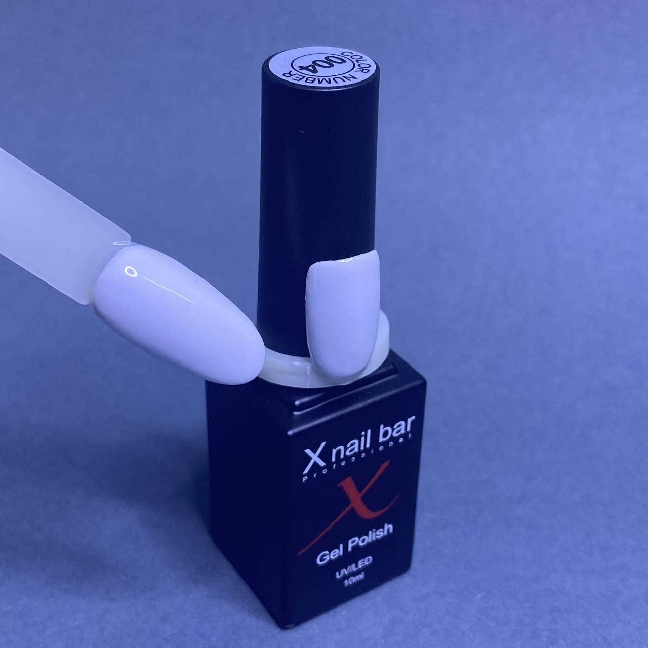 

Гель-лак для ногтей X Nail Bar Professional 004 10мл белый